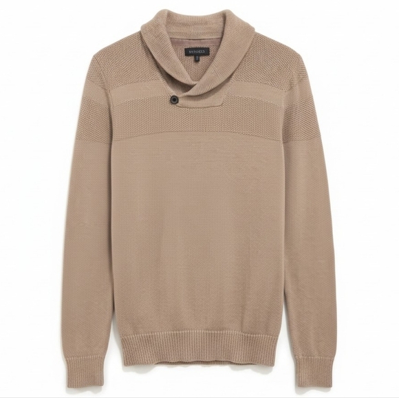 RW&CO. Other - RW&CO Men’s Taupe Knit Sweater XS 100% Cotton Slim Fit